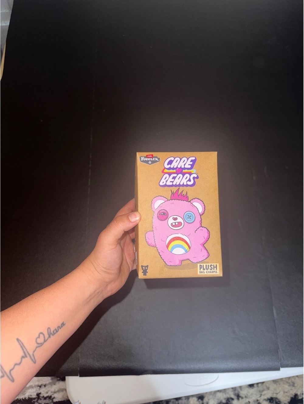 ZURU Fuggler Care Bears Plush Toy - Pink Care Bear